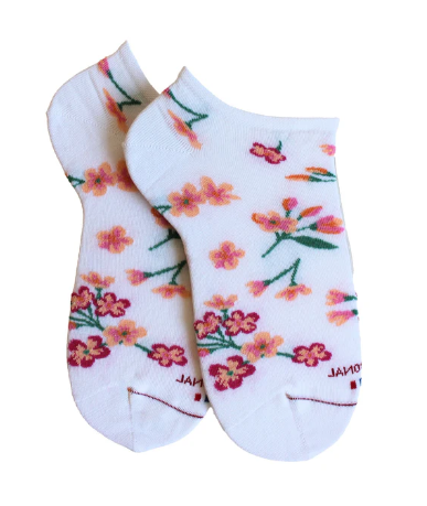 MINI SOCQUETTES 53814 FLEURS DE CERISIERS