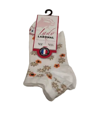 MINI SOCQUETTE FLEURS 56870