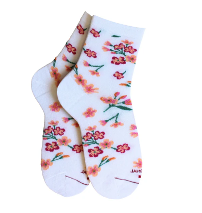 SOCQUETTES 53812 FLEURS DE CERISIERS